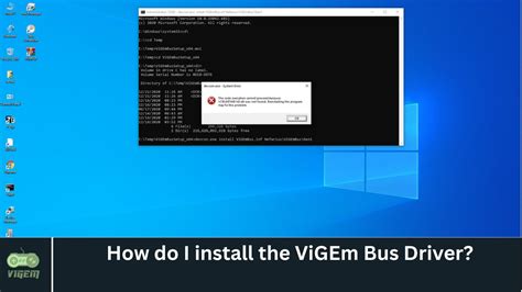 vigem install|ViGEmBus driver .